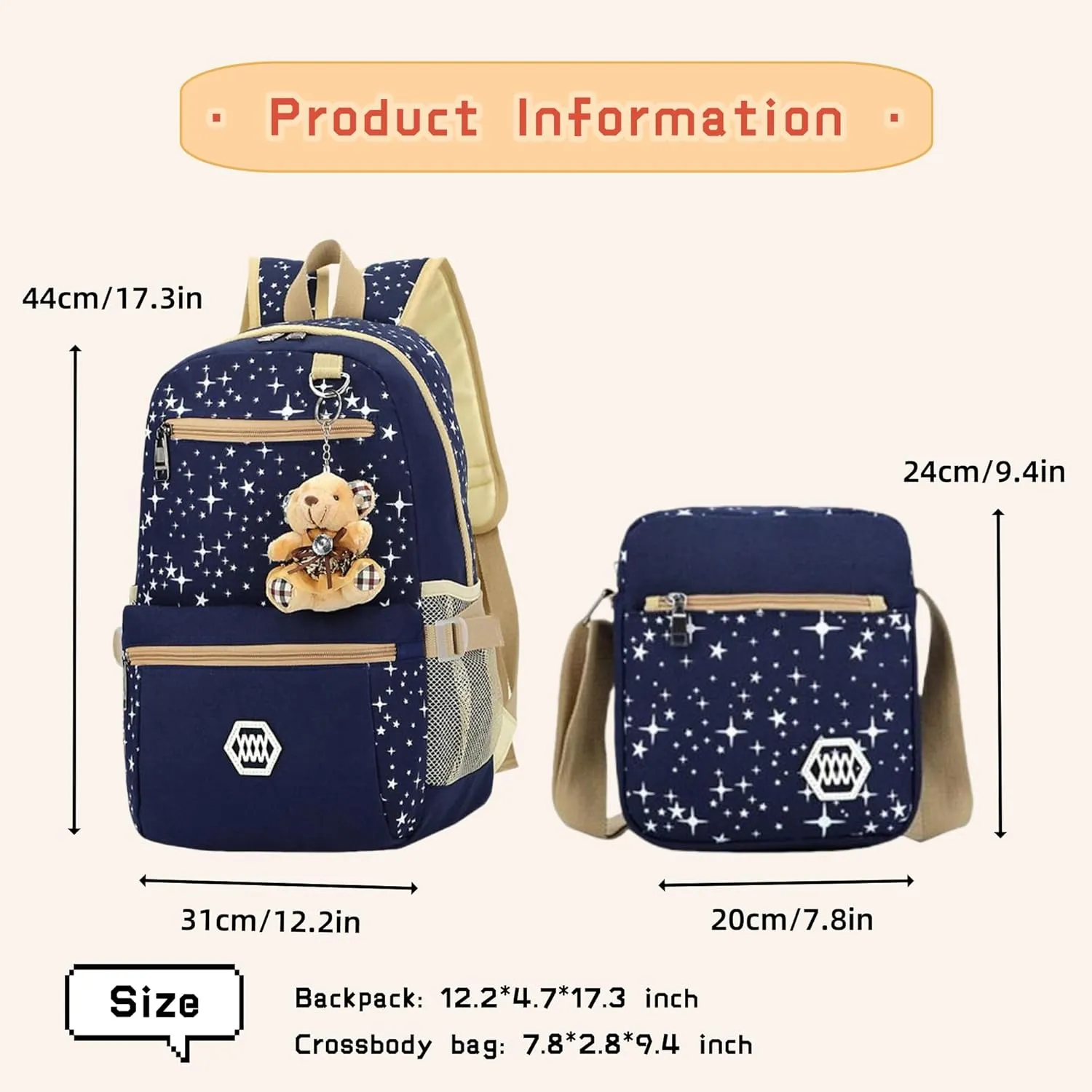 3 ,, ,  B-, Star Print-b