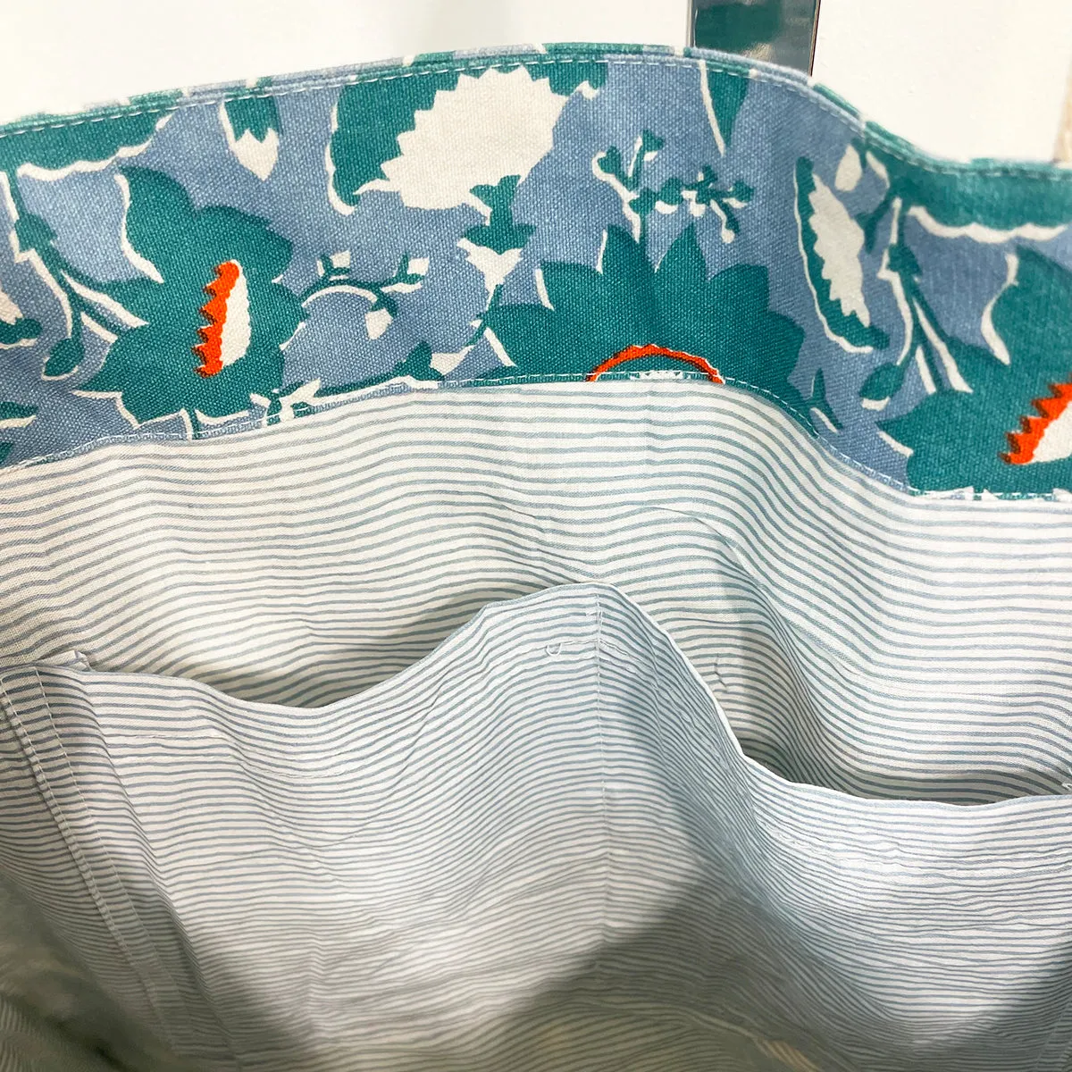 Anju Jewelry - Block Printed Canvas Bag