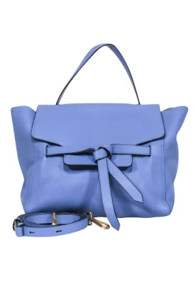 Annabel Ingall - Periwinkle Leather Convertible Satchel