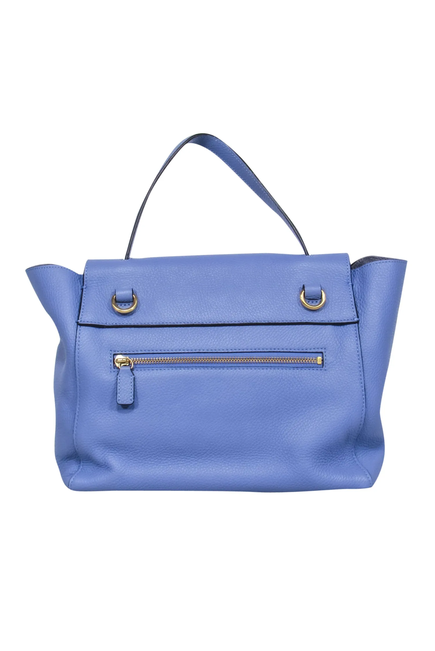 Annabel Ingall - Periwinkle Leather Convertible Satchel