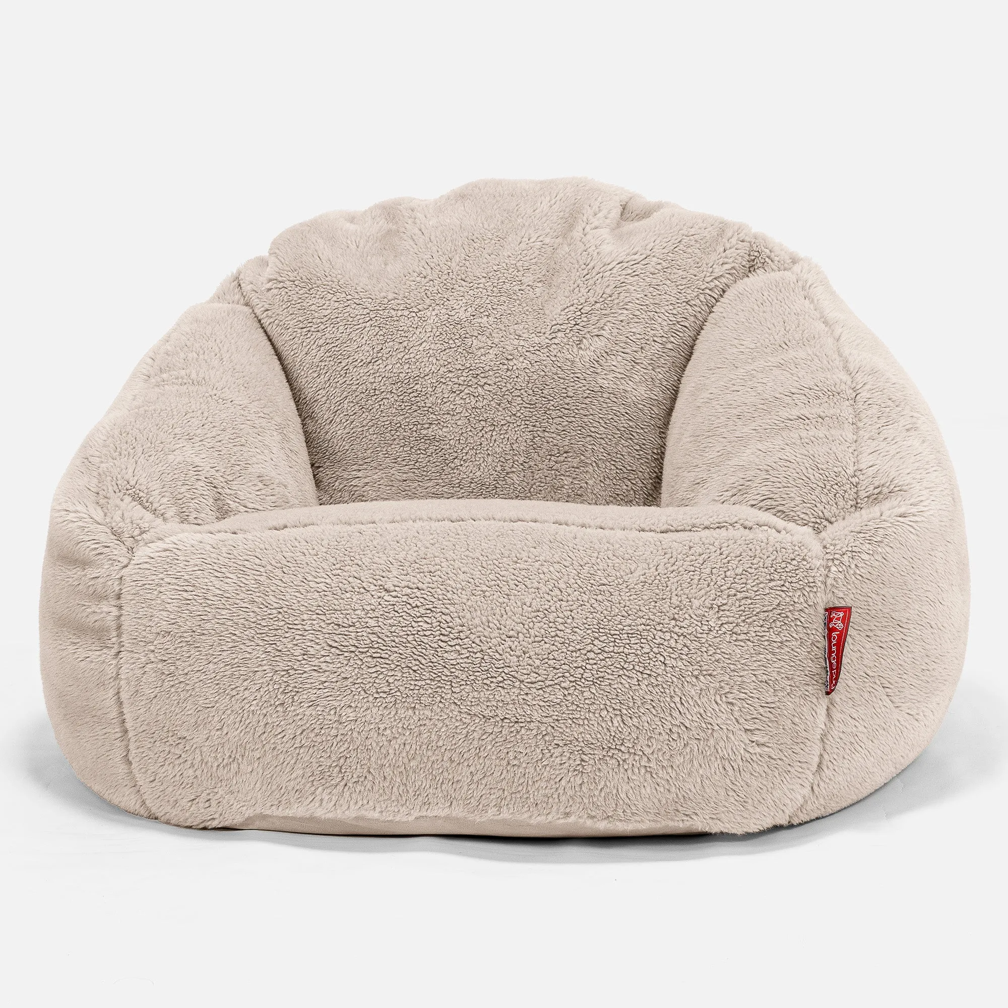 Bubble Bean Bag Chair - Teddy Faux Fur Mink