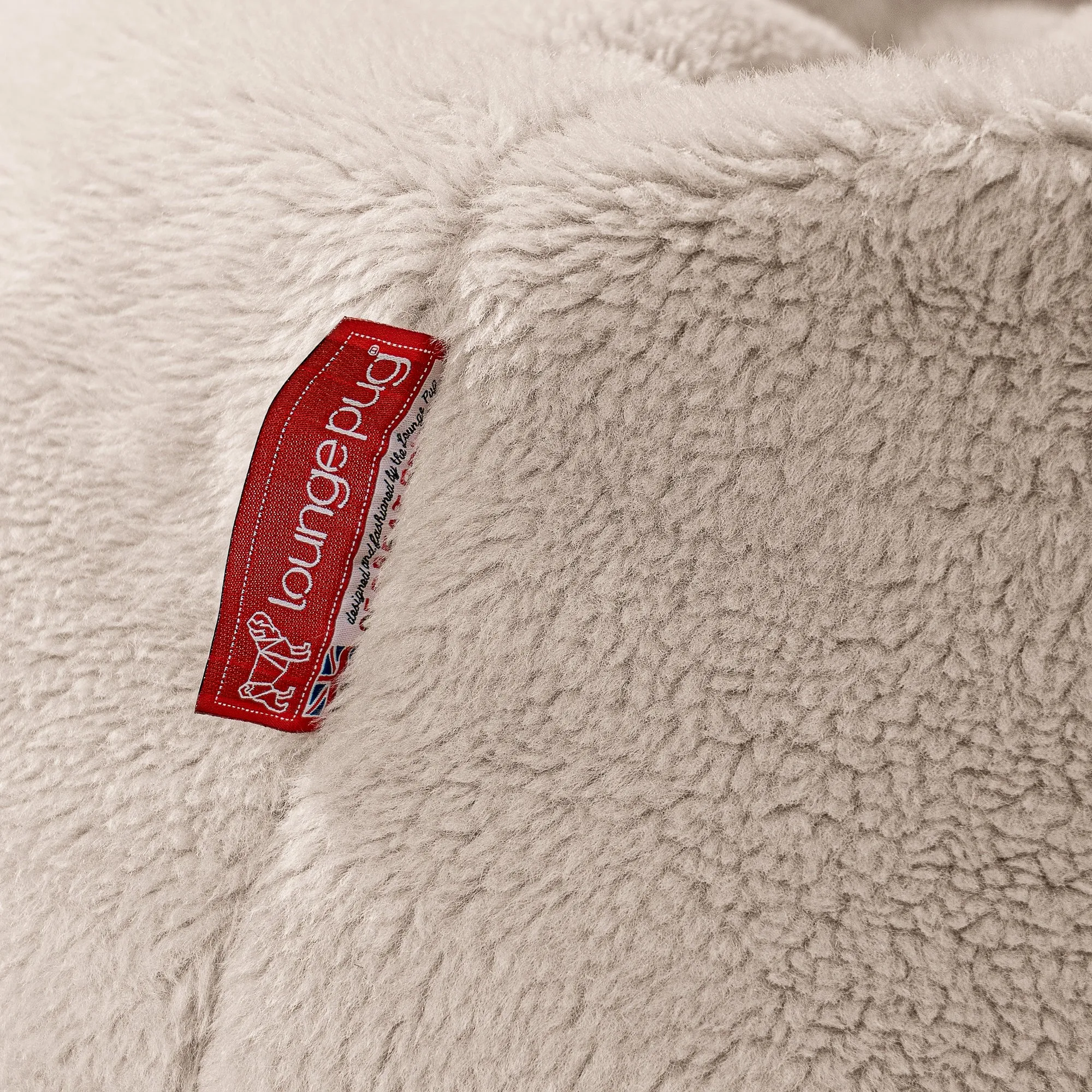 Bubble Sofa Bean Bag - Teddy Faux Fur Mink