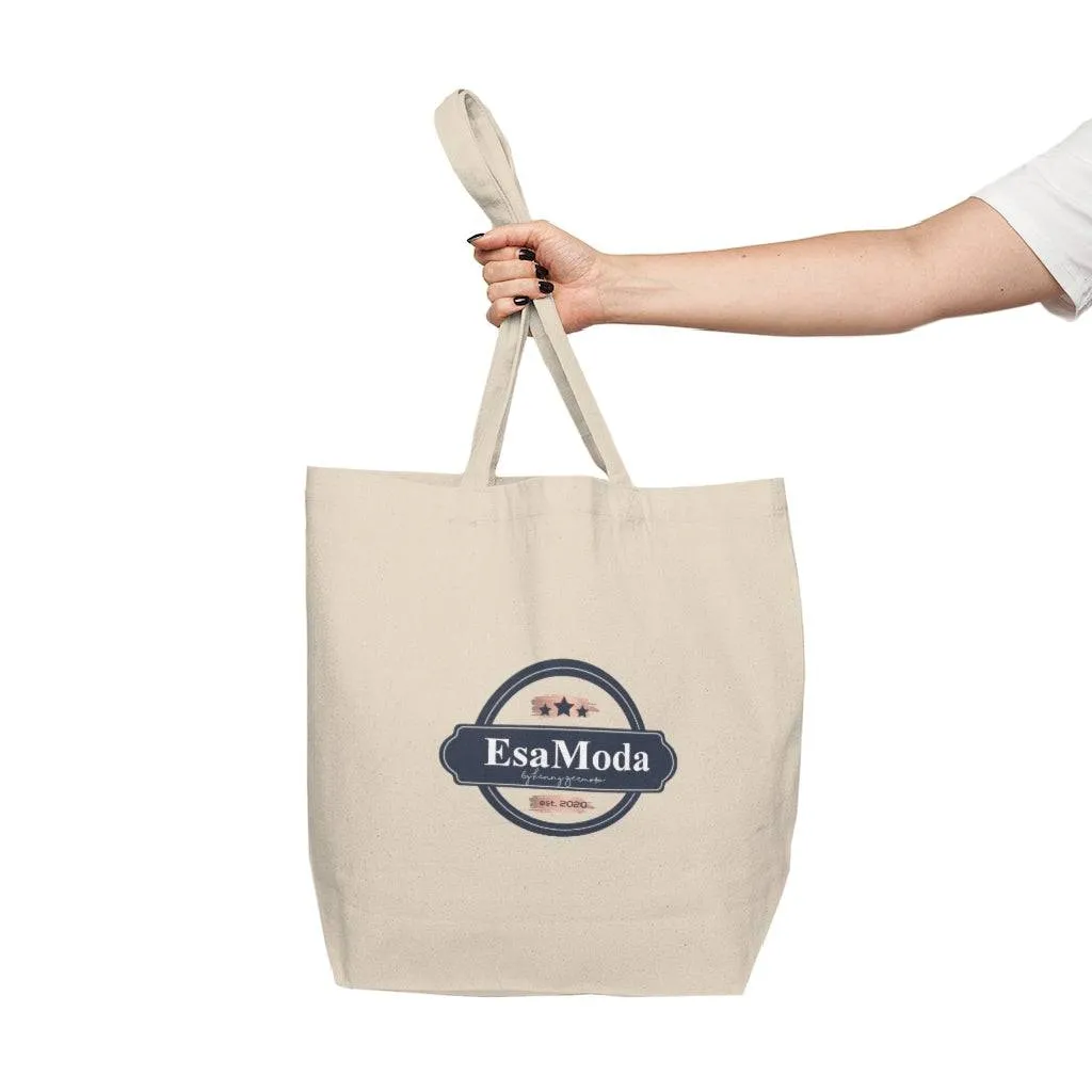 Canvas Shopping Tote