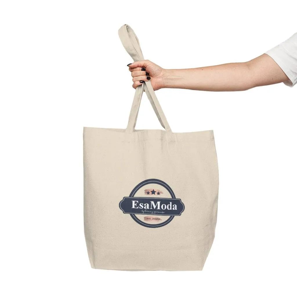 Canvas Shopping Tote