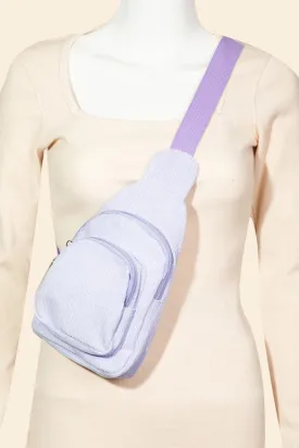 Charming Mini Backpack Crossbody - Lavender