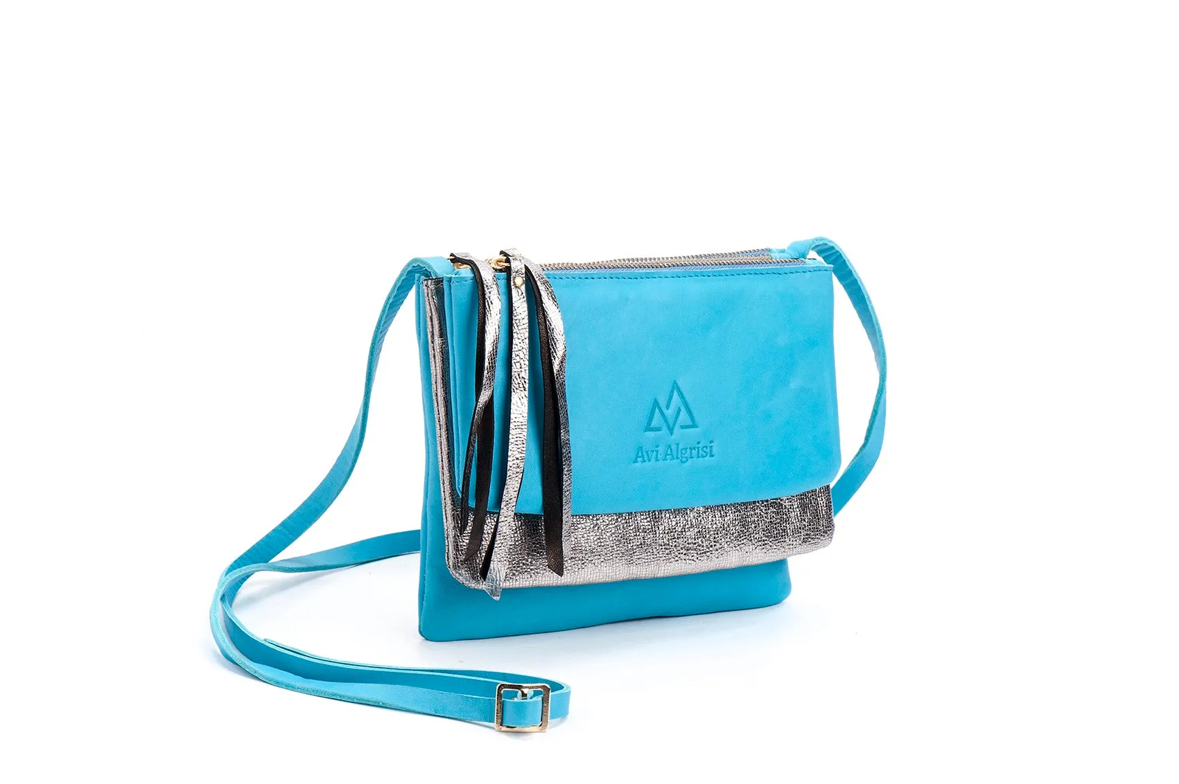 Clutch/ cross-body bag/ The convertible leather bag