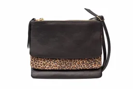 Clutch/ cross-body bag/ The convertible leather bag