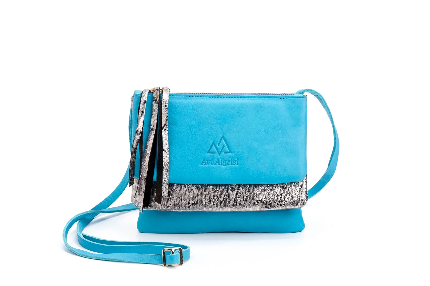 Clutch/ cross-body bag/ The convertible leather bag