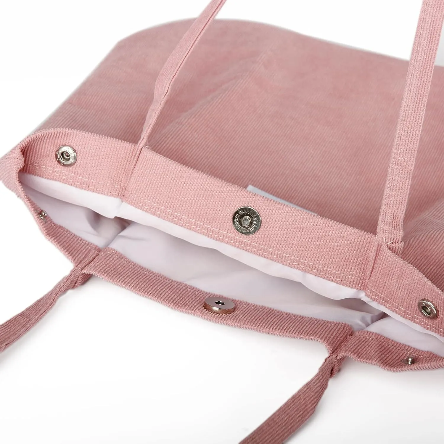 Corduroy Tote Bag Cute Tote Bags for Women Shoulder Bag with Inner Pocket for Work Beach Travel and Shopping Grocery