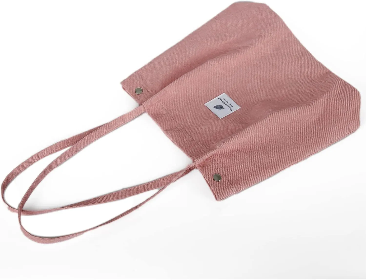 Corduroy Tote Bag Cute Tote Bags for Women Shoulder Bag with Inner Pocket for Work Beach Travel and Shopping Grocery