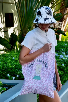 Crossbody Tote - Atasha Rabbit Pink Leopard