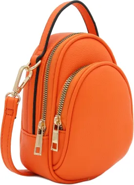FashionPuzzle Two Compartment Mini Crossbody Bag