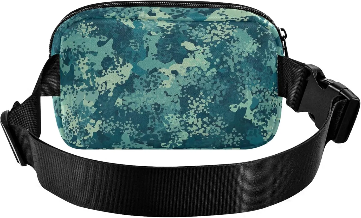 Flecktarn Marine Camouflage Women Fanny Pack Hip Pack Belt Pouch Waterproof Bright Color Cross Body Waist Pack