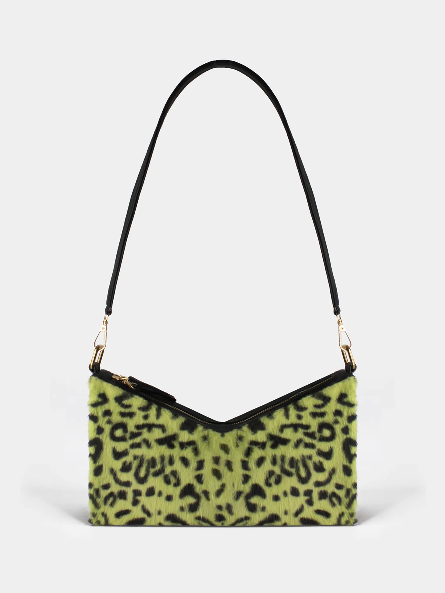 FURBABY Animal Print Faux Fur Box Shaped Shoulder Bag | Modern Myth