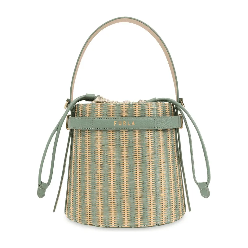 Furla Giove Mini Bucket Bag - Green