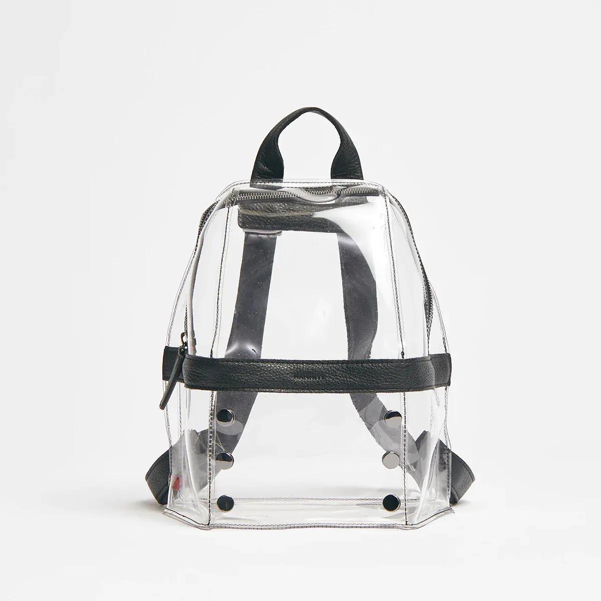 Hammitt Los Angeles - Hunter Medium in Clear Black Gunmetal