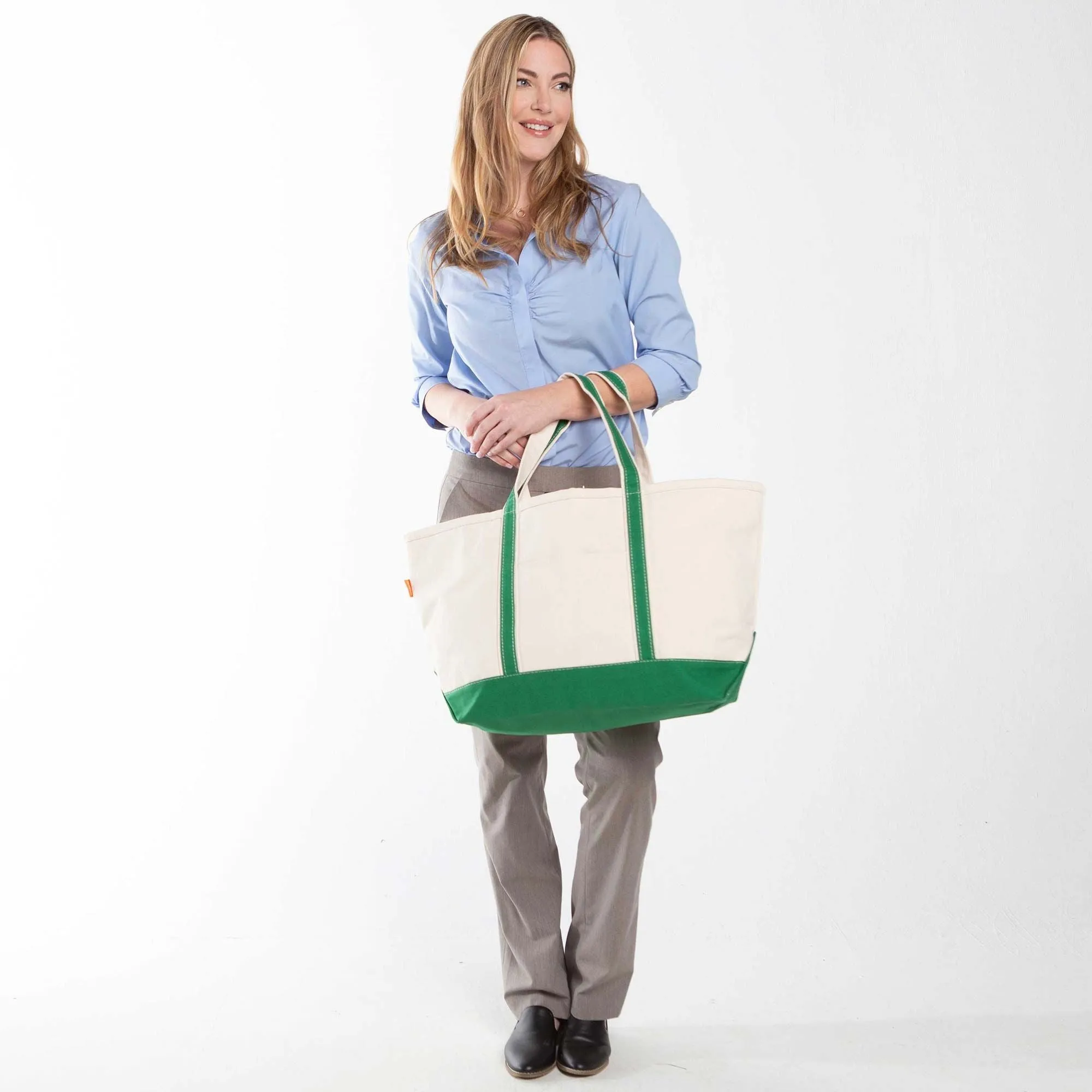 Junior League Canvas Boat Tote - Icon Logo Tote