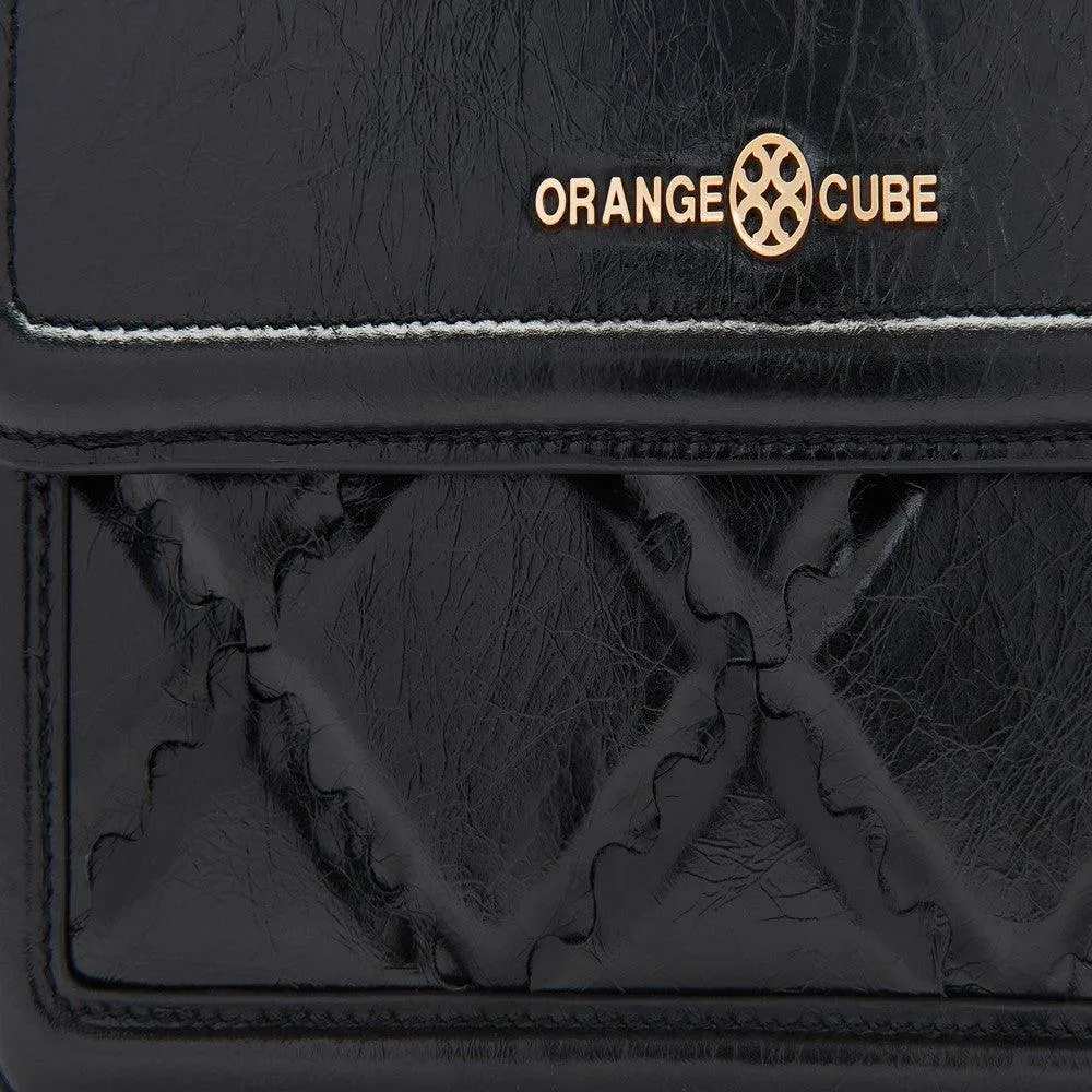 Mosaic Compact Messenger Bag - Black