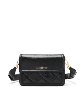Mosaic Compact Messenger Bag - Black