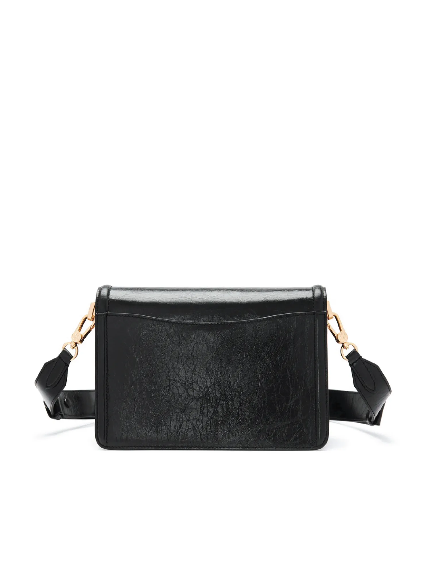 Mosaic Compact Messenger Bag - Black