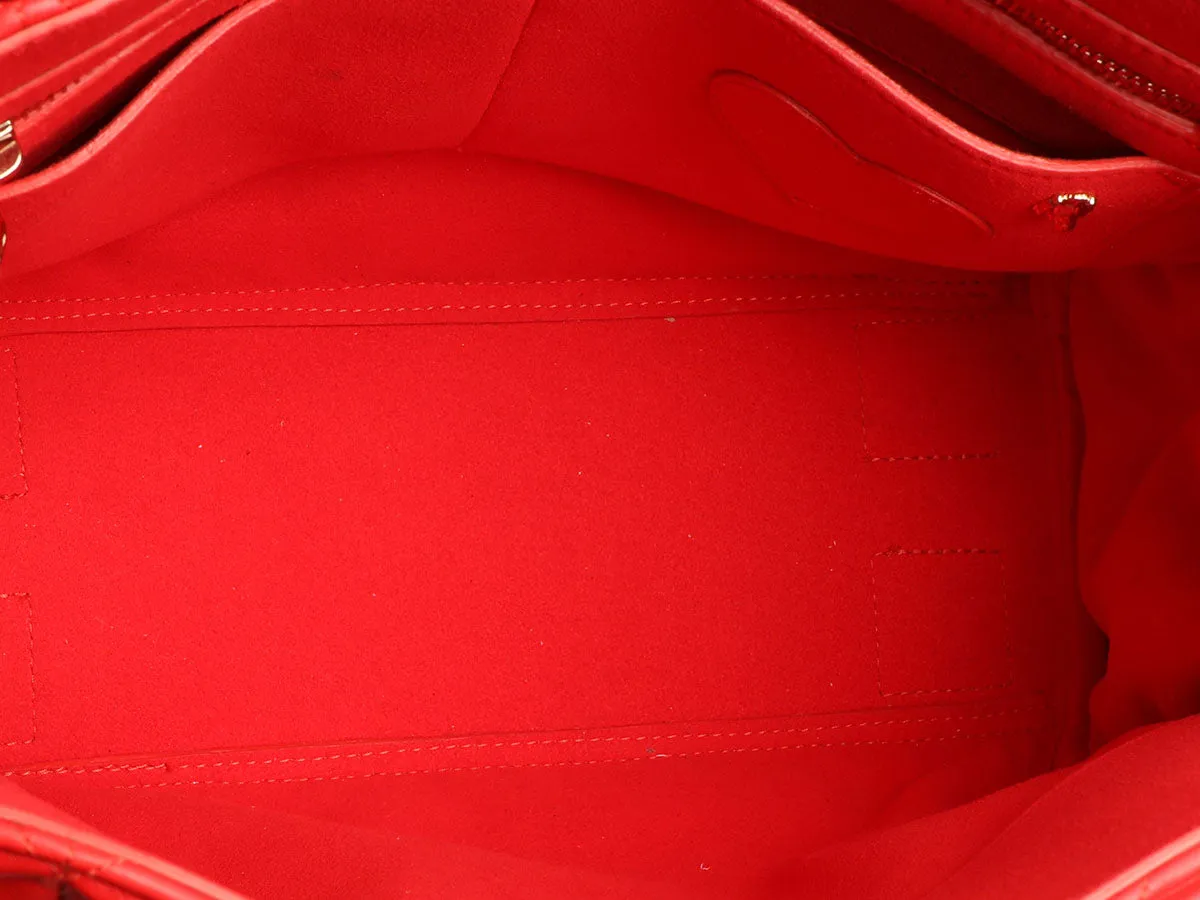 Mulberry Red Cara Delevingne Quilted Convertible Bag