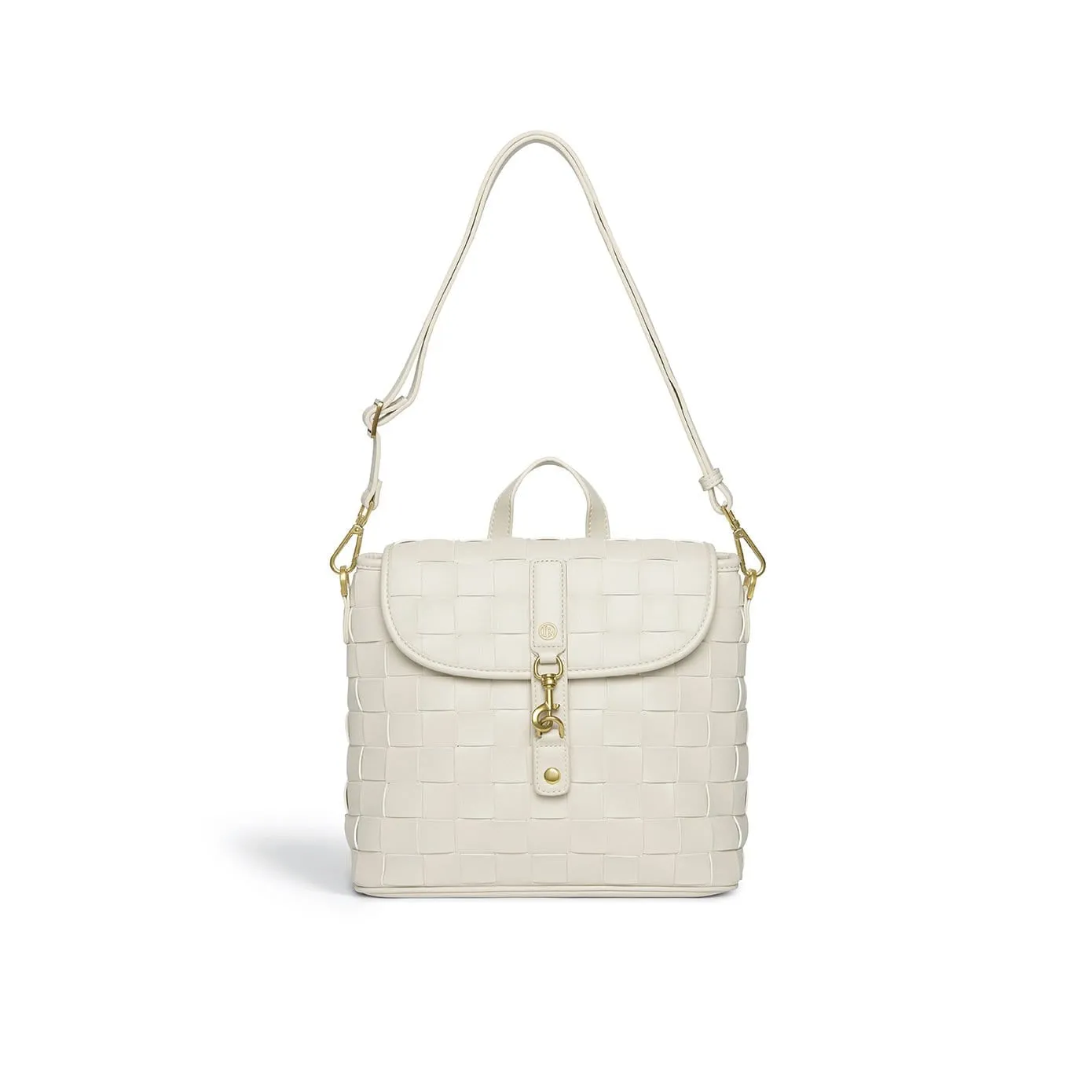 Rosie Vegan Leather Mini Backpack | White