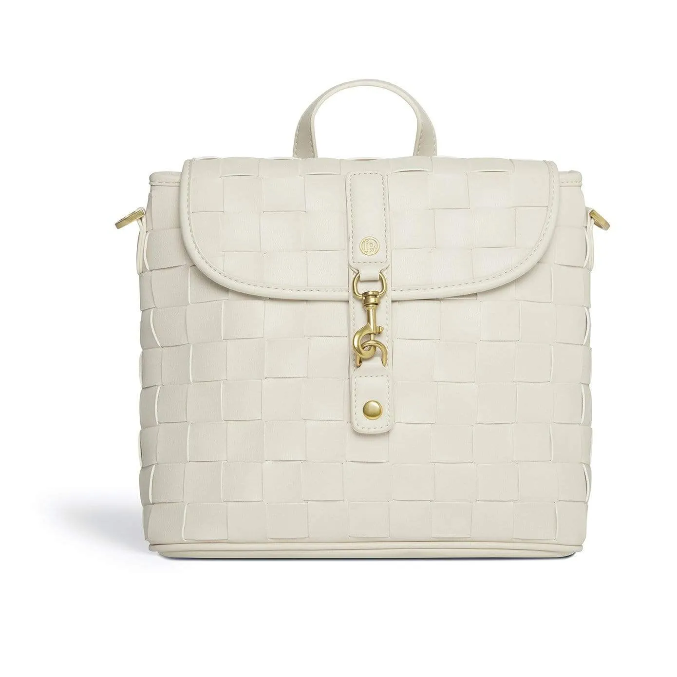Rosie Vegan Leather Mini Backpack | White