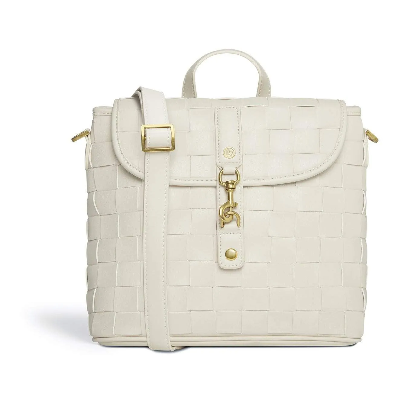 Rosie Vegan Leather Mini Backpack | White