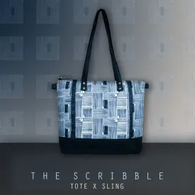 Scribble Shoulder Bag with Sling