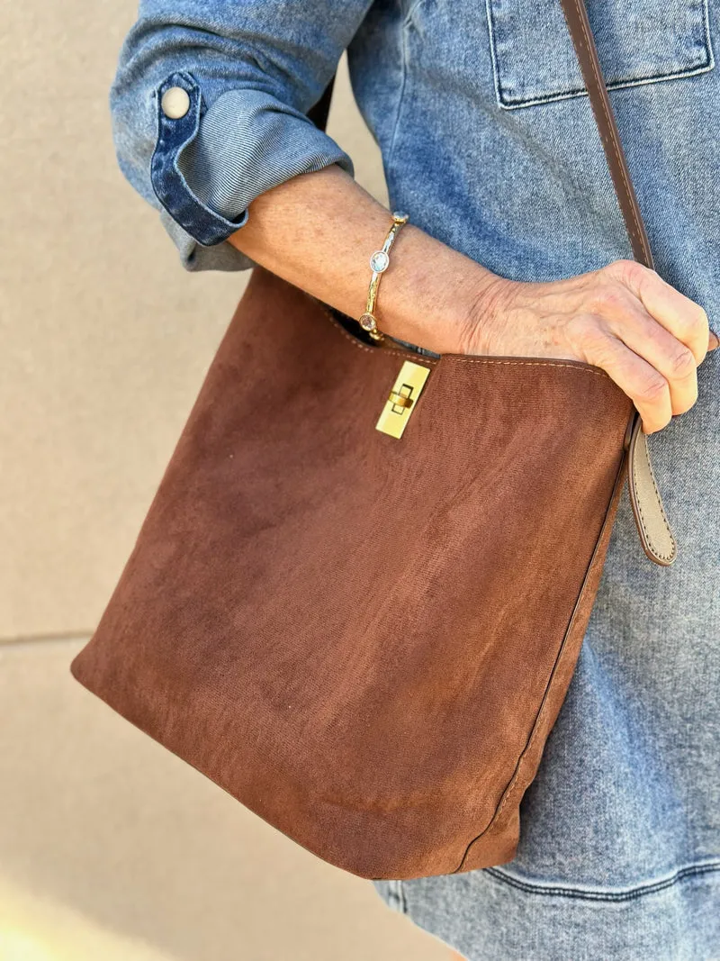 Softscape Bucket Bag - Coffee