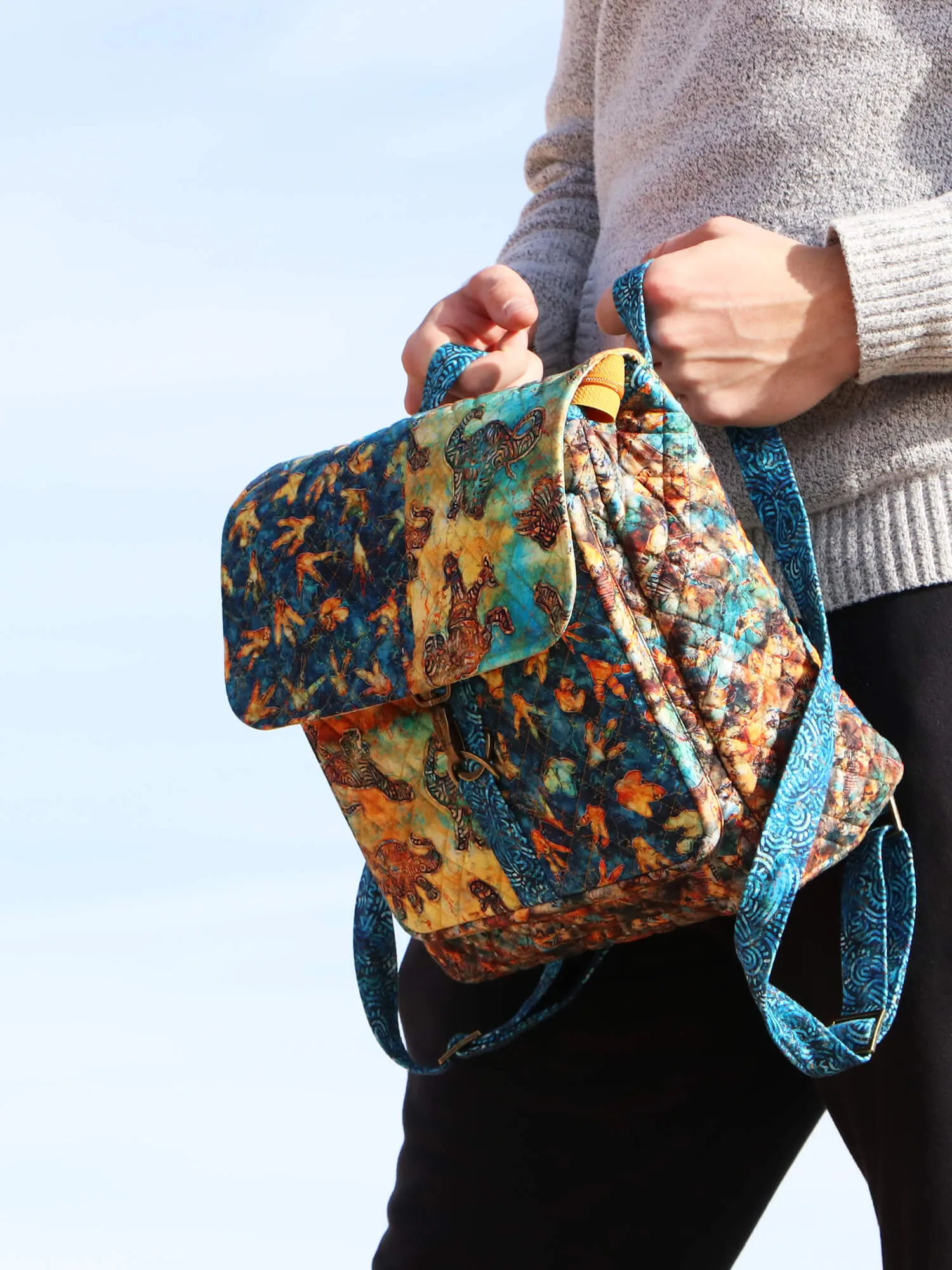 Switchback Convertible Backpack/Shoulder Bag from By Annie (Printed Paper Pattern)