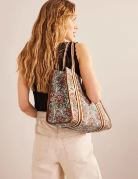 Tilda Canvas Tote Bag-Multi Vine, Terrace