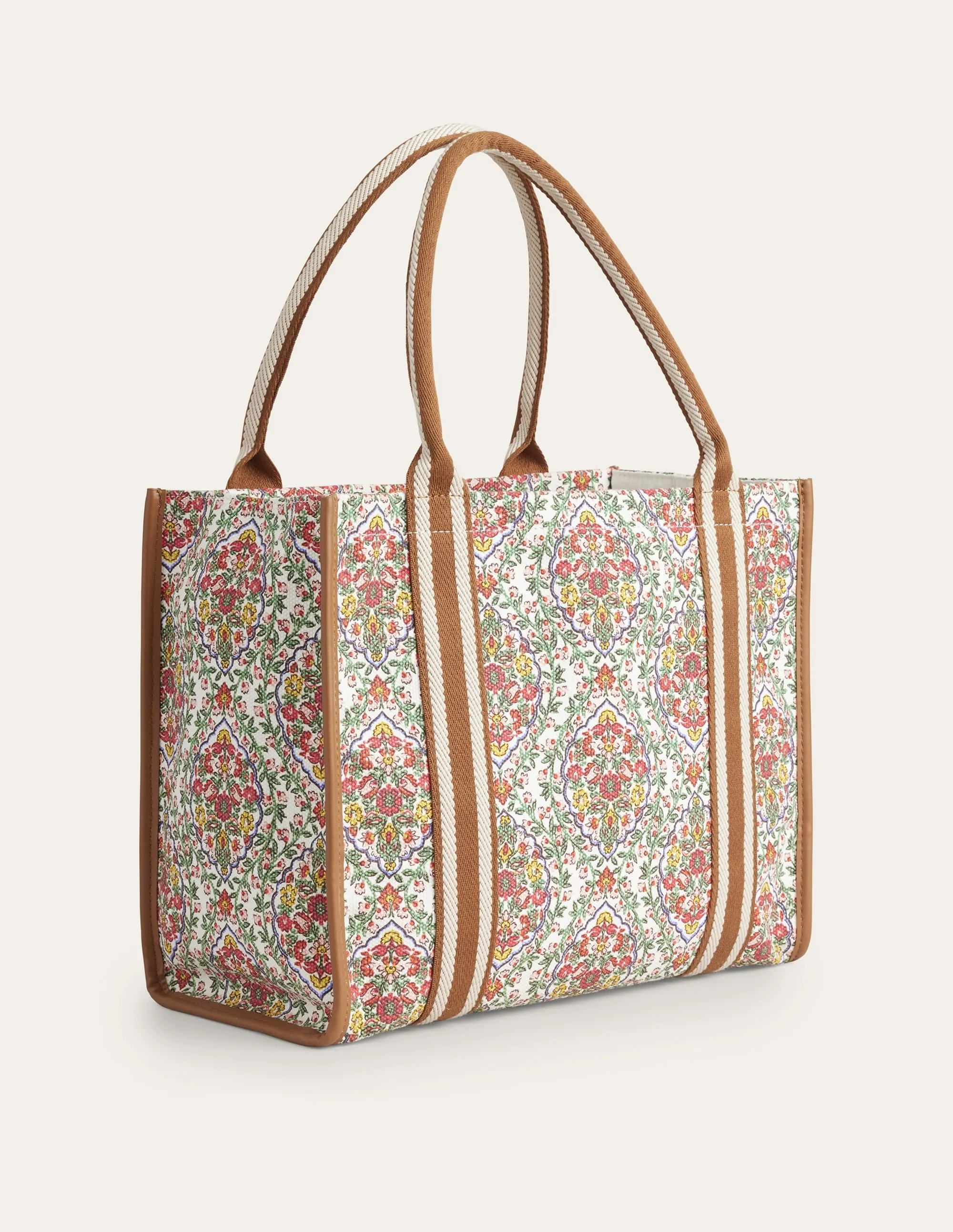 Tilda Canvas Tote Bag-Multi Vine, Terrace