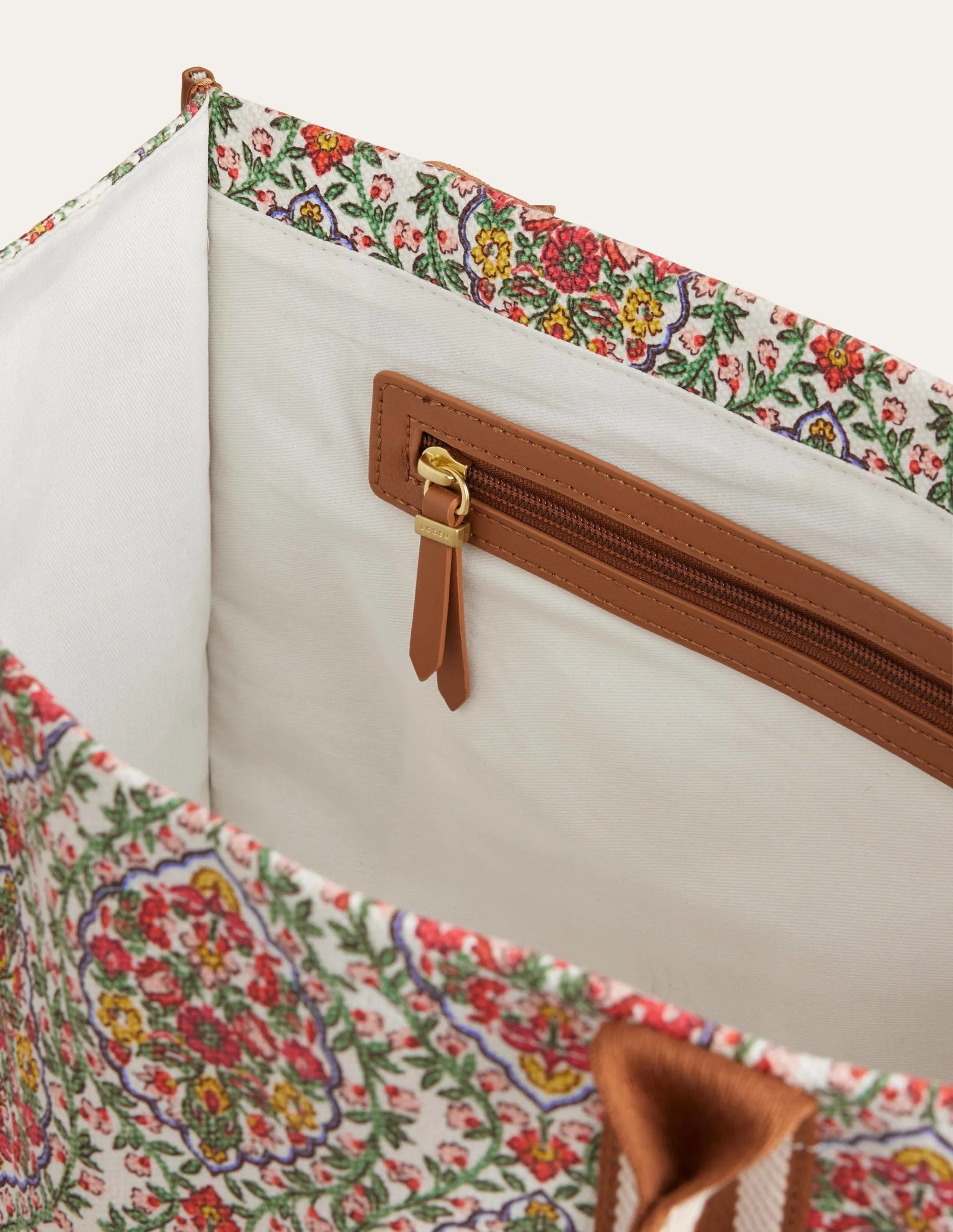 Tilda Canvas Tote Bag-Multi Vine, Terrace