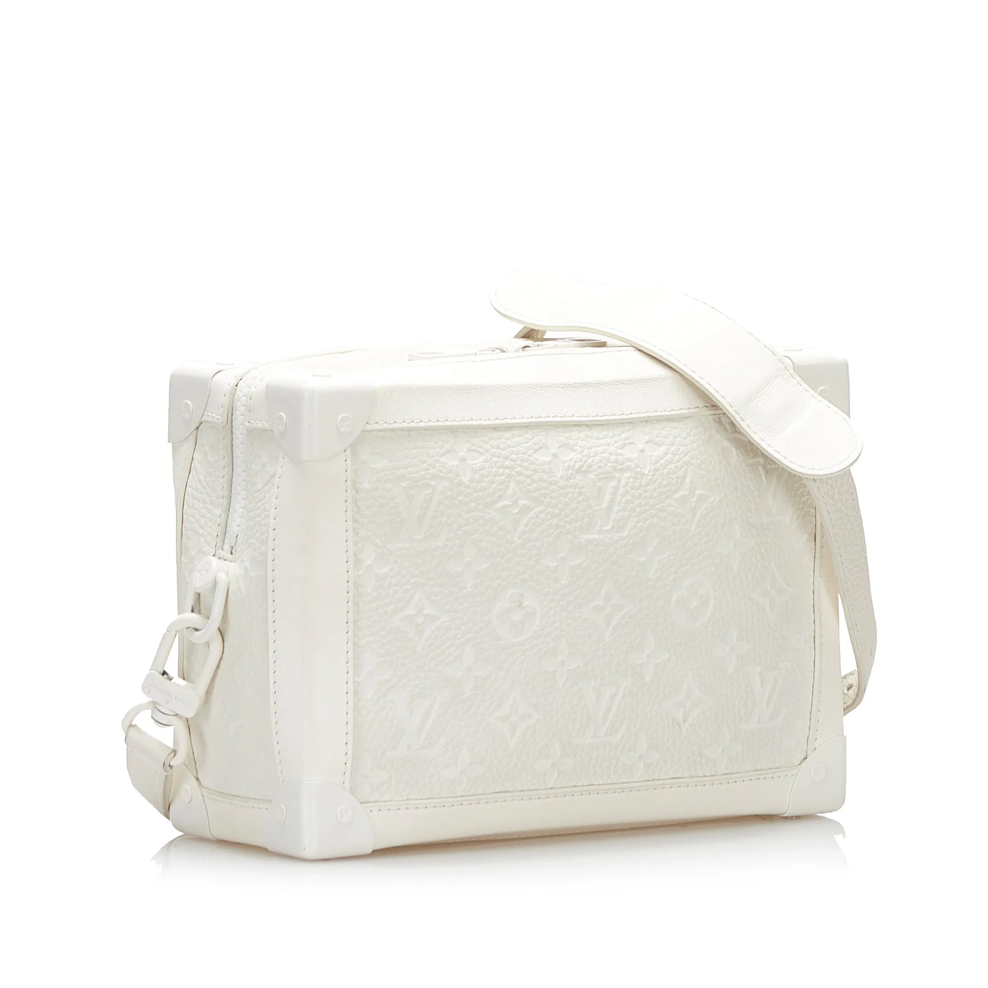 Trendy Inspired Louis Vuitton Soft Trunk White Taurillon