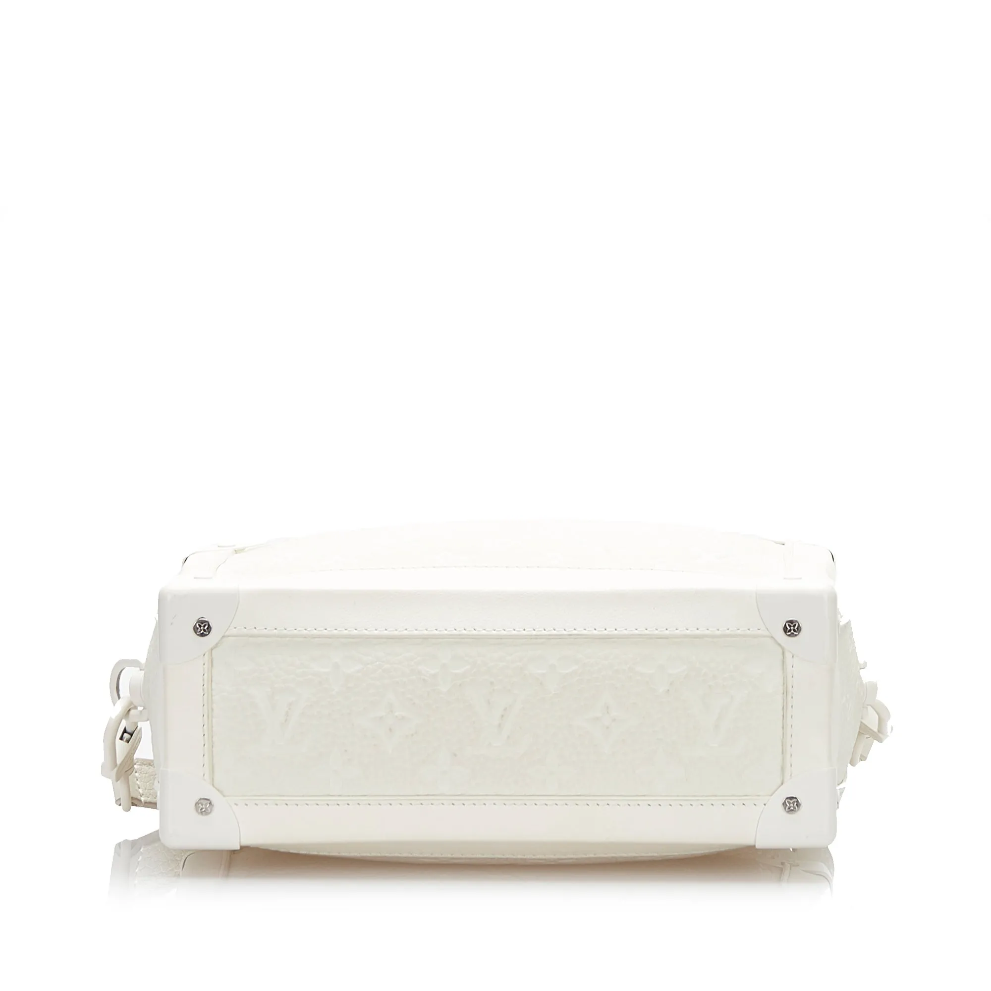 Trendy Inspired Louis Vuitton Soft Trunk White Taurillon