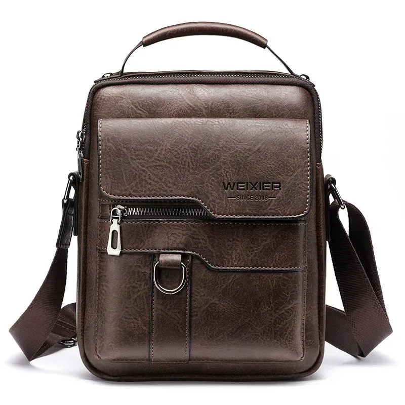 Vintage Auburn Messenger Bag
