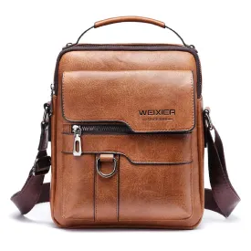Vintage Auburn Messenger Bag