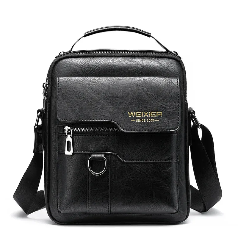 Vintage Auburn Messenger Bag