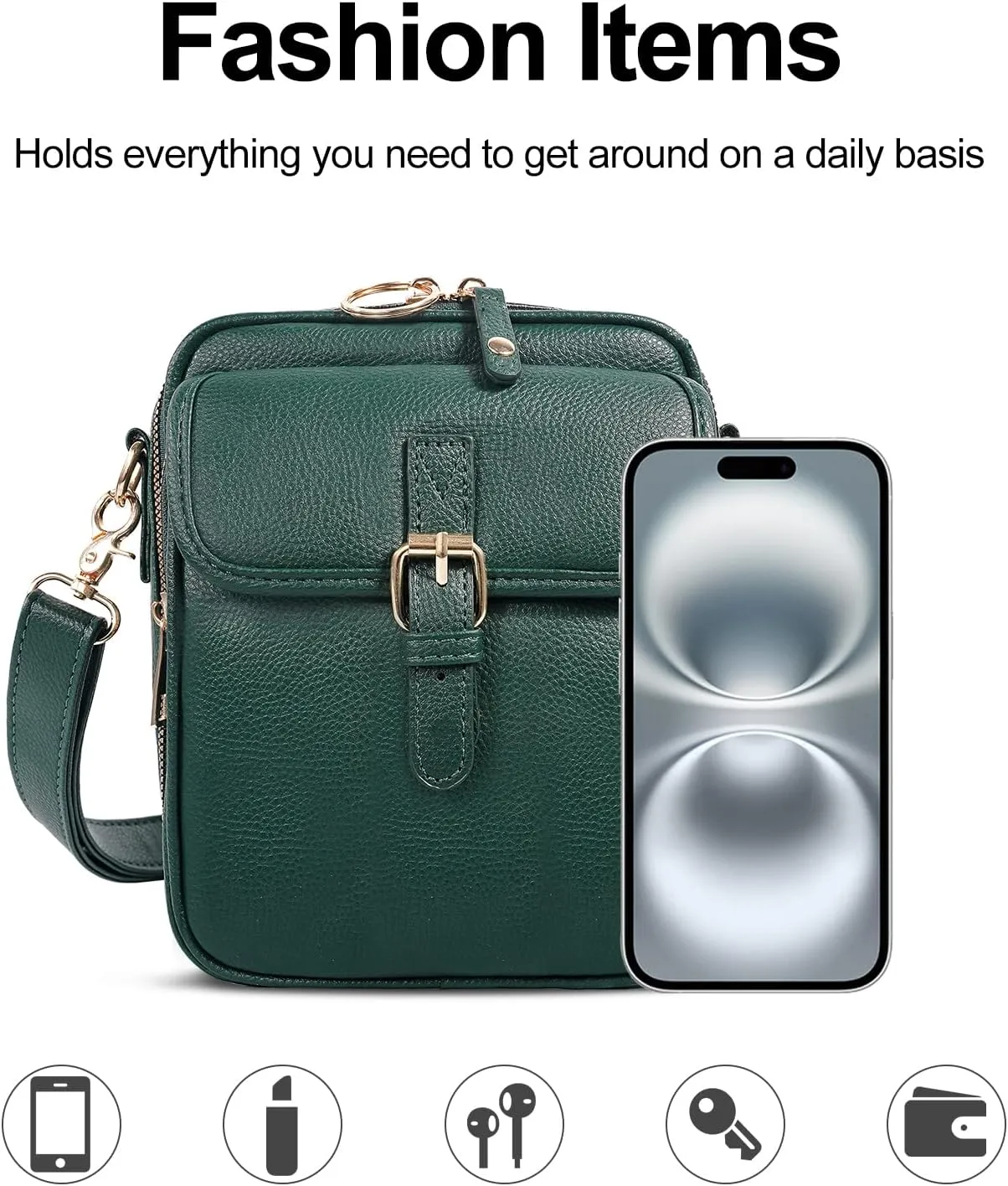 Vintage Messenger Bag,Womens Large Capacity Sling Bag Crossbody,Eather Cell Phone Pouch,Small Purses,Mini Shoulder Handbag