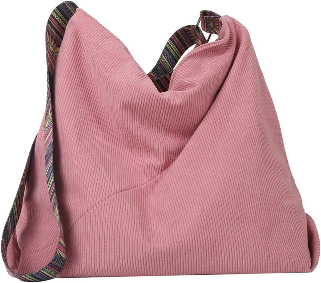Women Corduroy Tote Bag Large Shoulder Hobo Bag for Women Boho Casual Handbag Purse