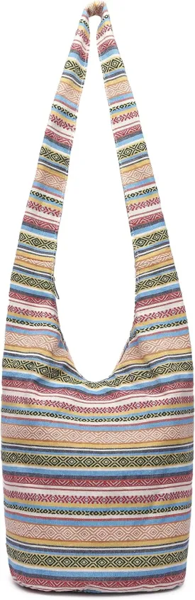 Women Shoulder Handbags Fashion canvas Hippie Crossbody Bags Bohemian Animal Prints Hobo Bags