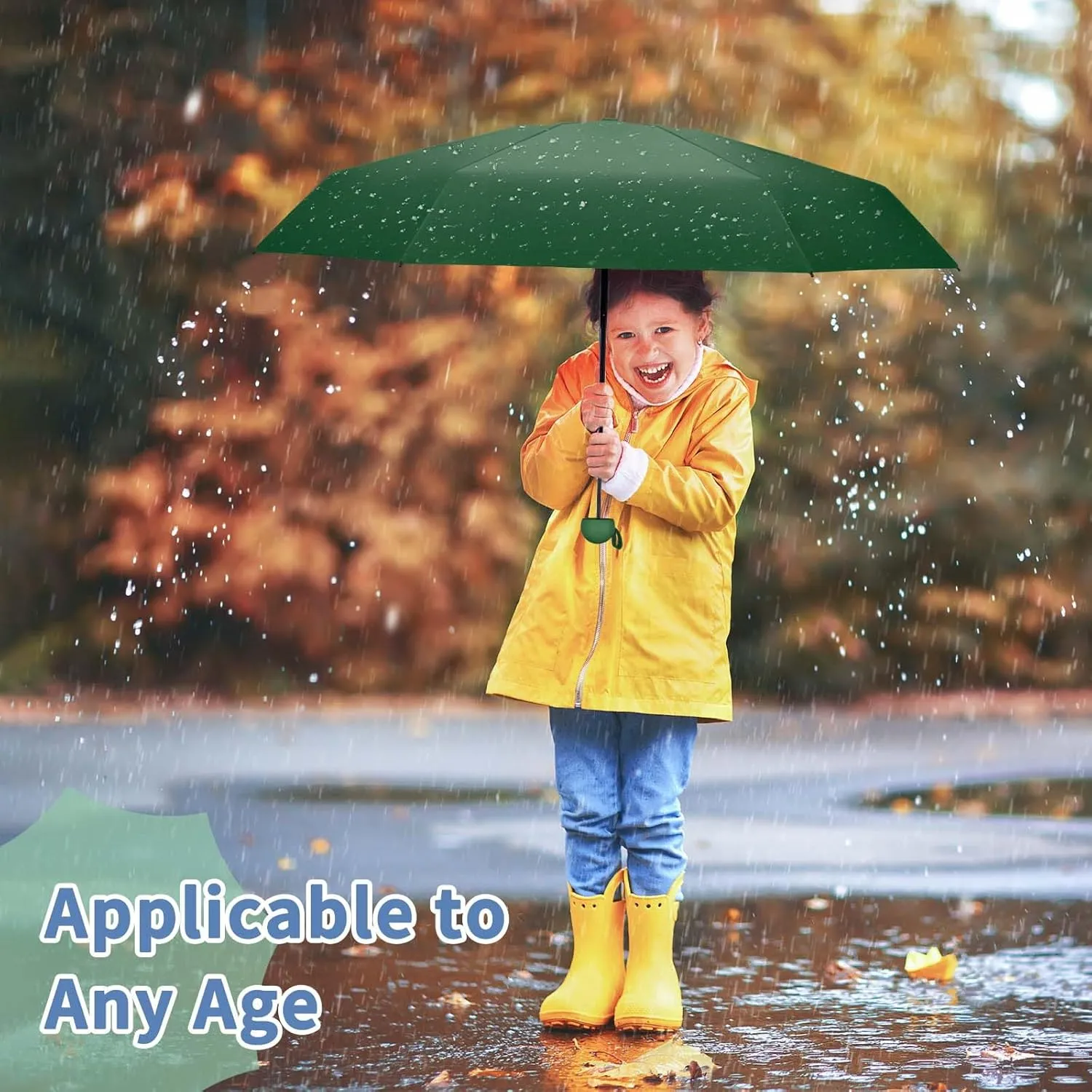 Yoobure Travel Umbrella Portable Compact Umbrellas, Pocket Mini for Purse, Umbrellas for UV Sun & Rain Small for Backpack, Umbrella with Case Folding for Kids Women